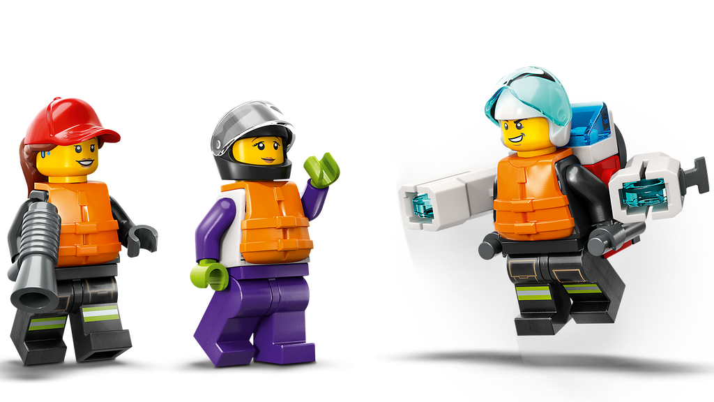 LEGO City 60373 Gaisrinis gelbėjimo laivas