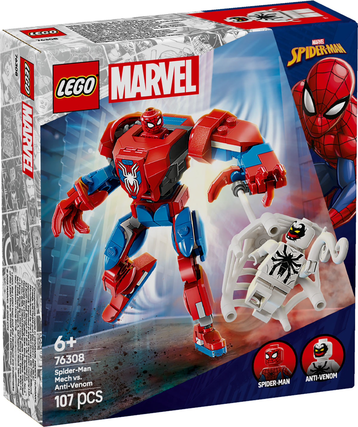 LEGO Marvel 76308 Žmogaus-voro robotas prieš Anti-Veneną