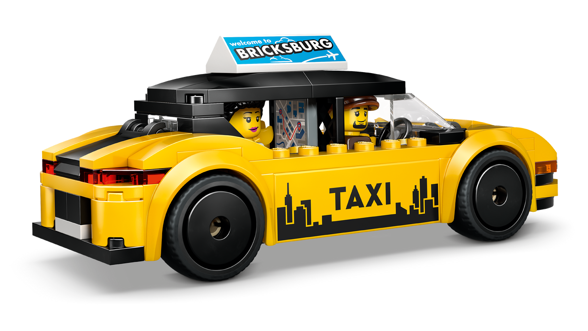 LEGO City 60487 Geltonas taksi