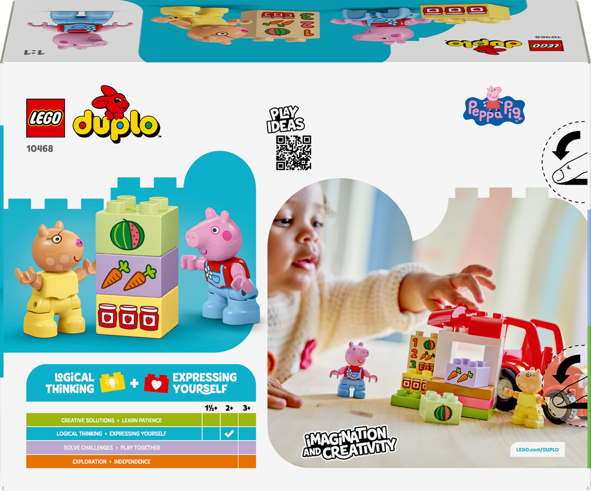 LEGO DUPLO 10468 Kiaulytės Pepos traktorius ir turgelis