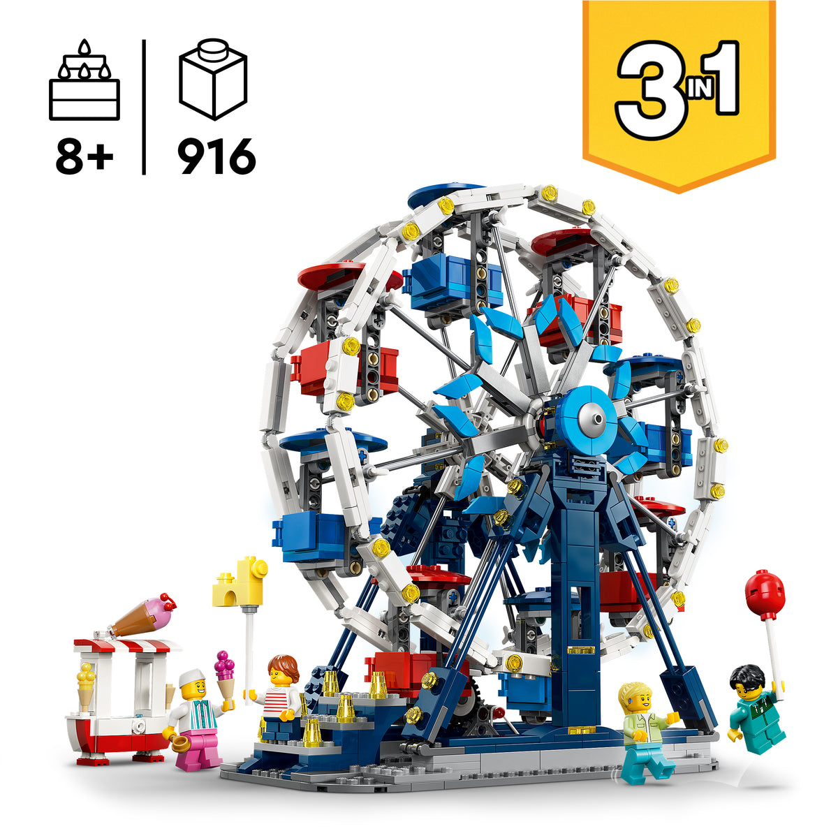 LEGO Creator 31389 Ikoniškas apžvalgos ratas