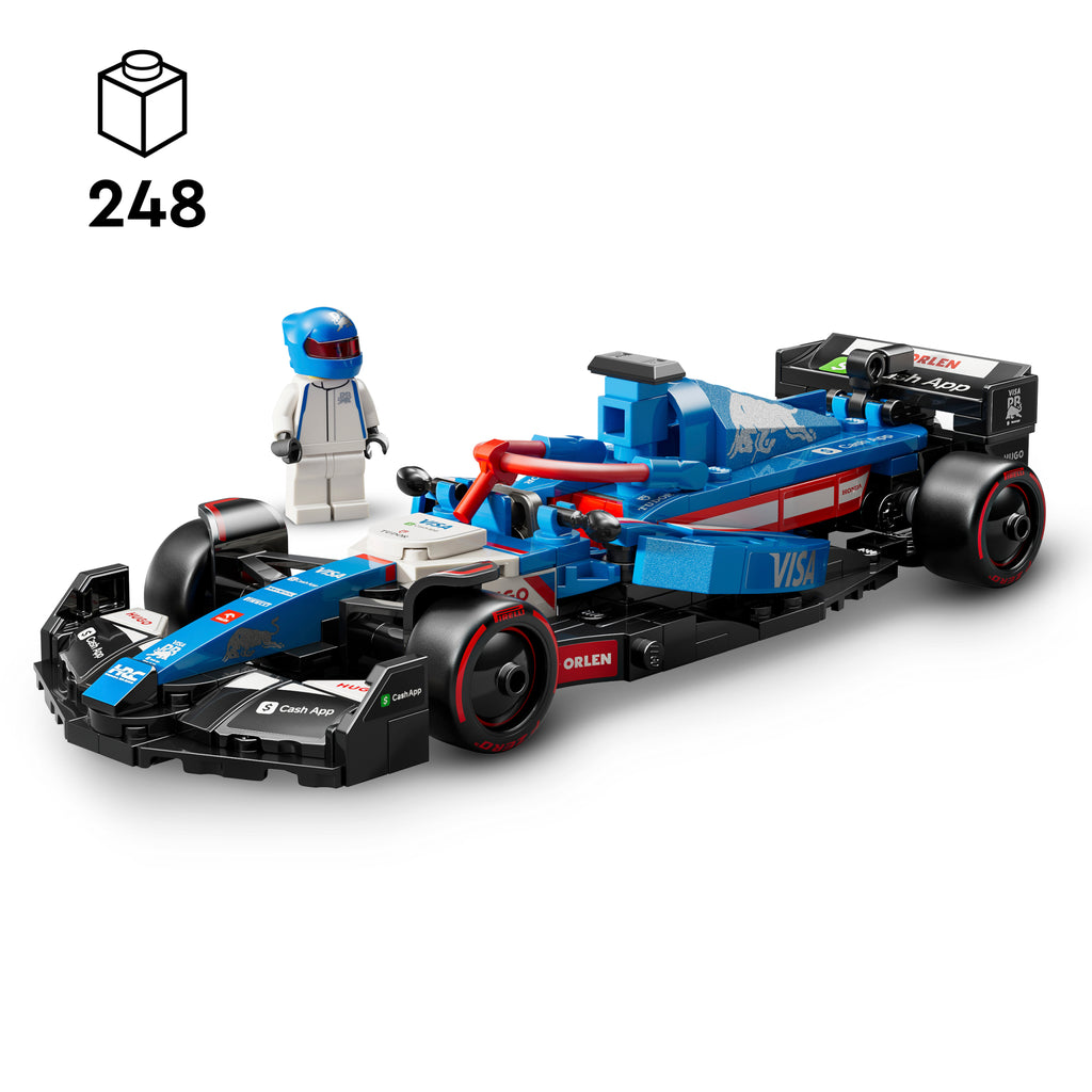 LEGO Speed Champions 77246 Visa Cash App RB VCARB 01 F1 bolidas
