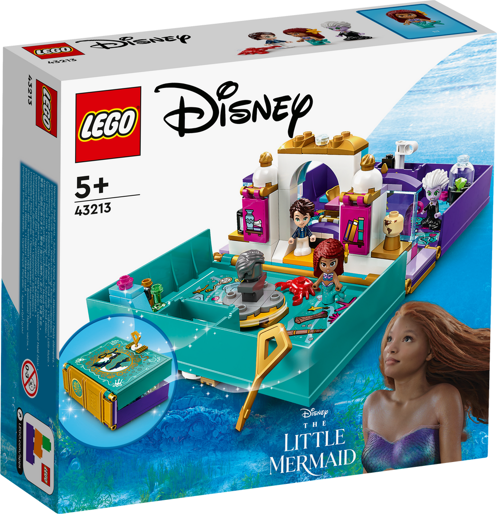 LEGO Disney 43213 „Undinėlės“ pasakų knyga