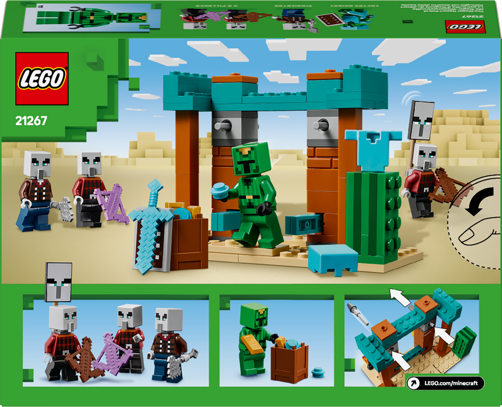LEGO Minecraft 21267 Ilagerių dykumos patrulis