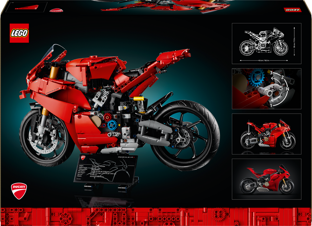 LEGO Technic 42202 Ducati Panigale V4 S motociklas