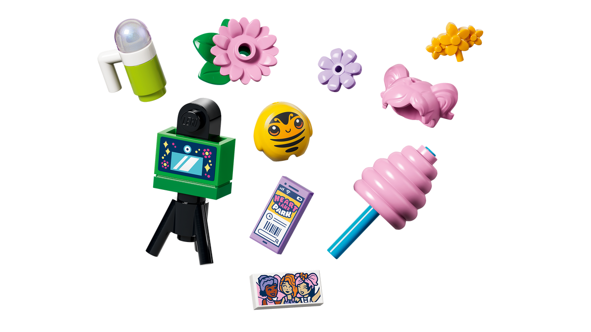 LEGO Friends 42702 Besisukančių gėlių ir fėjų puodelių karuselė