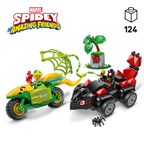 LEGO Marvel 11198 Spin ir Electro dinozaurų mašinų gaudynės