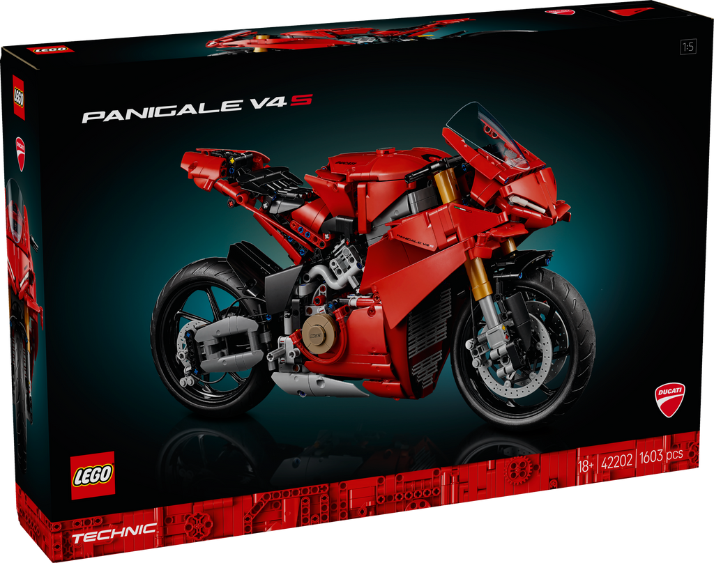 LEGO Technic 42202 Ducati Panigale V4 S motociklas