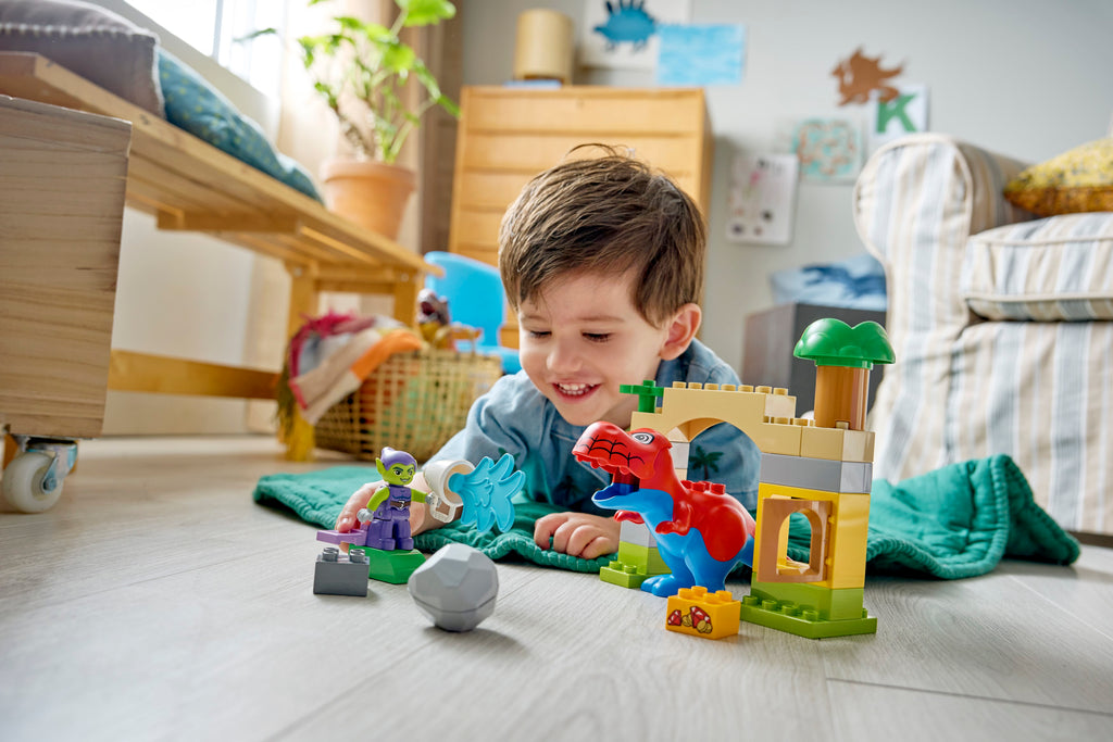 LEGO DUPLO 10463 Dinozauras Spidey-Rex prieš Žaliąjį Gobliną