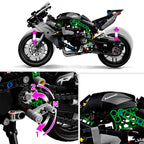LEGO Technic 42170 Kawasaki Ninja H2R motociklas