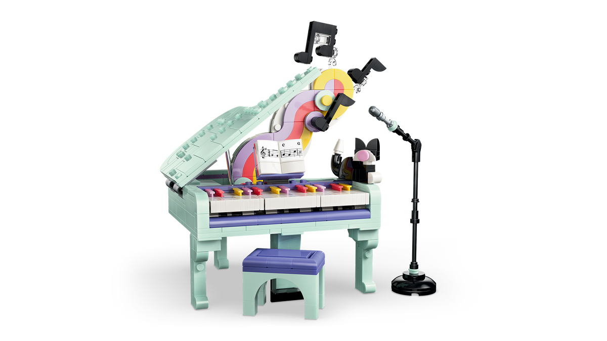 LEGO Creator 31392 Muzikinis dekoras: pianinas su kate
