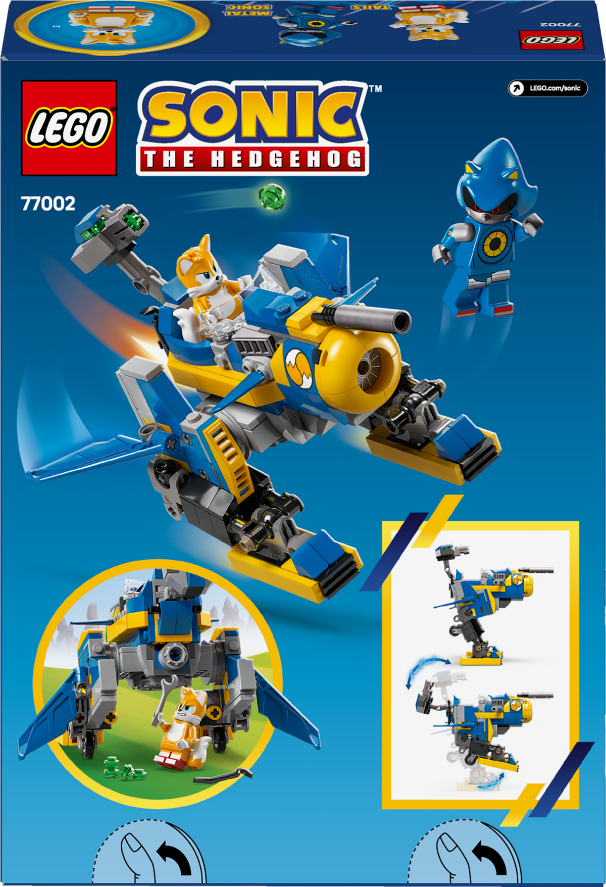 LEGO Sonic the Hedgehog 77002 Ciklonas prieš Metal Sonic