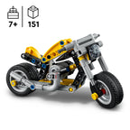 LEGO Technic 42225 Geltonas motociklas