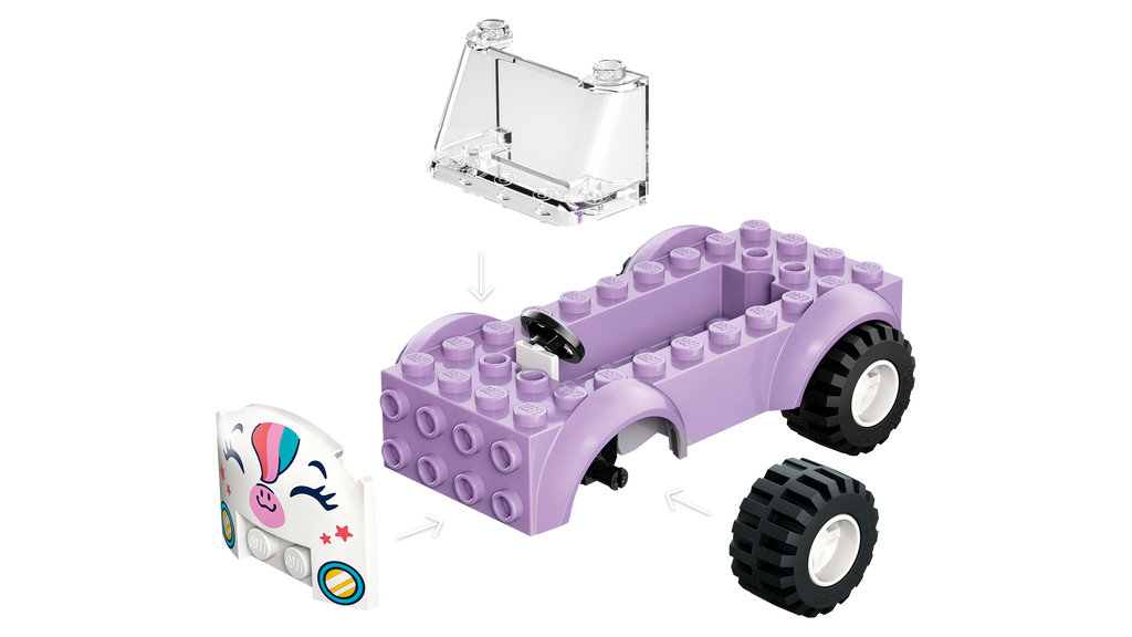 LEGO Friends 42675 Vienaragio tortų pristatymo automobilis