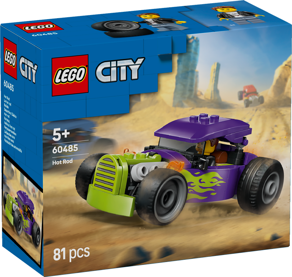 LEGO City 60485 Hot rod automobilis
