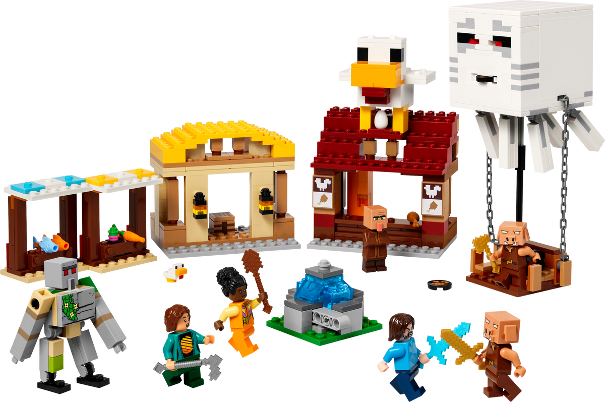 LEGO Minecraft 21273 Gasto baliono ataka kaime