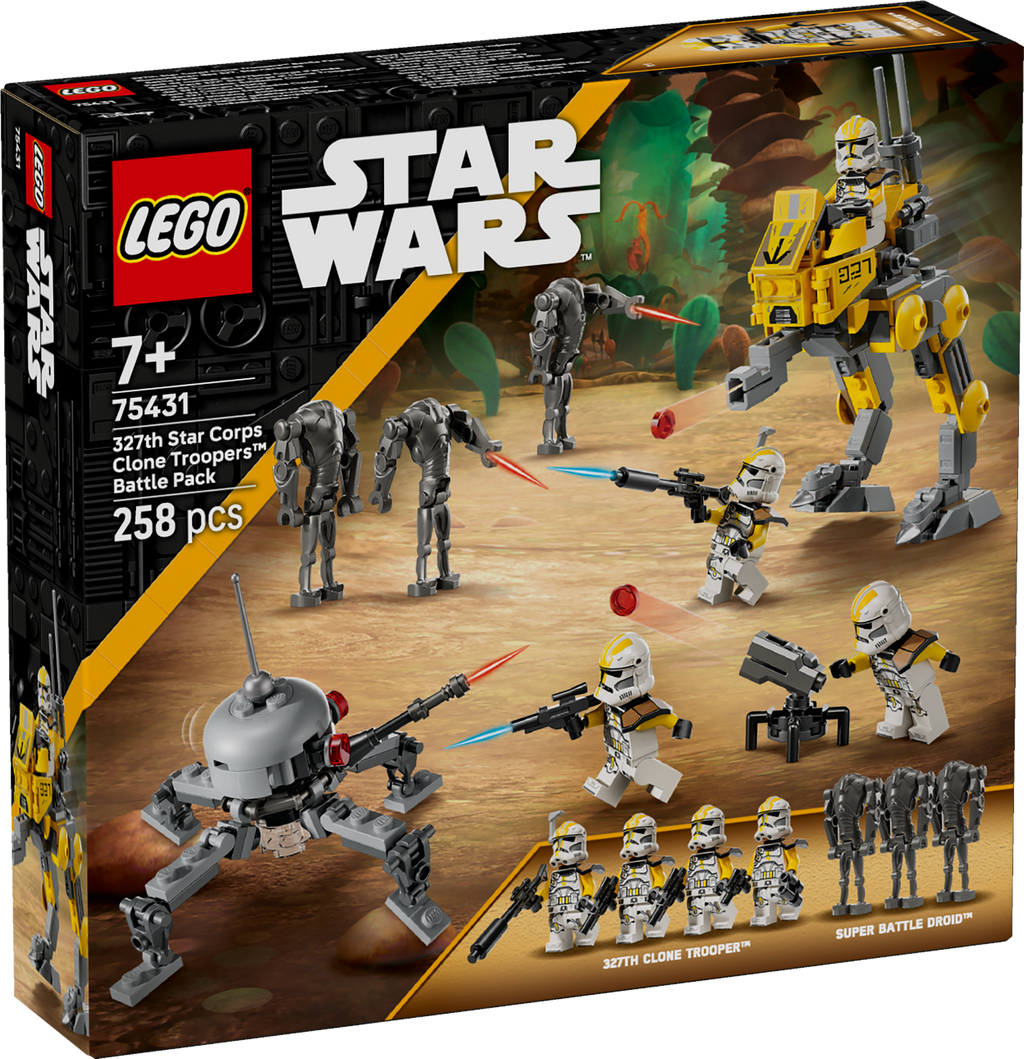 LEGO Star Wars 75431 327-ojo žvaigždžių korpuso klonų kovos rinkinys