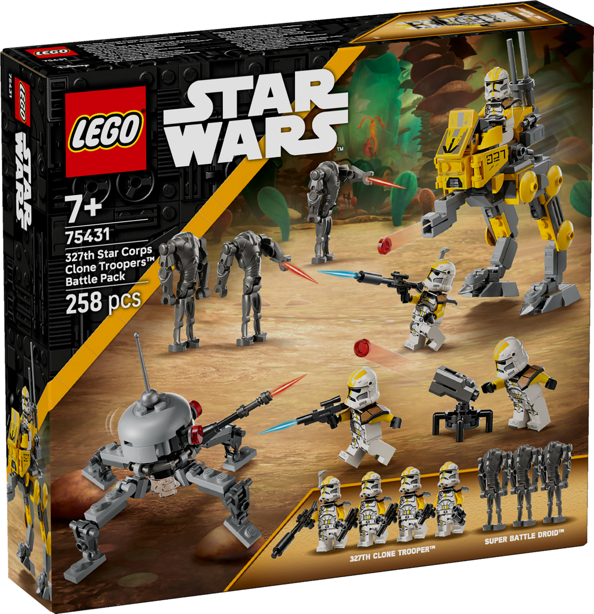 LEGO Star Wars 75431 327-ojo žvaigždžių korpuso klonų kovos rinkinys