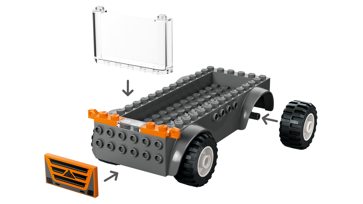 LEGO City 60491 Motociklų vežėjas