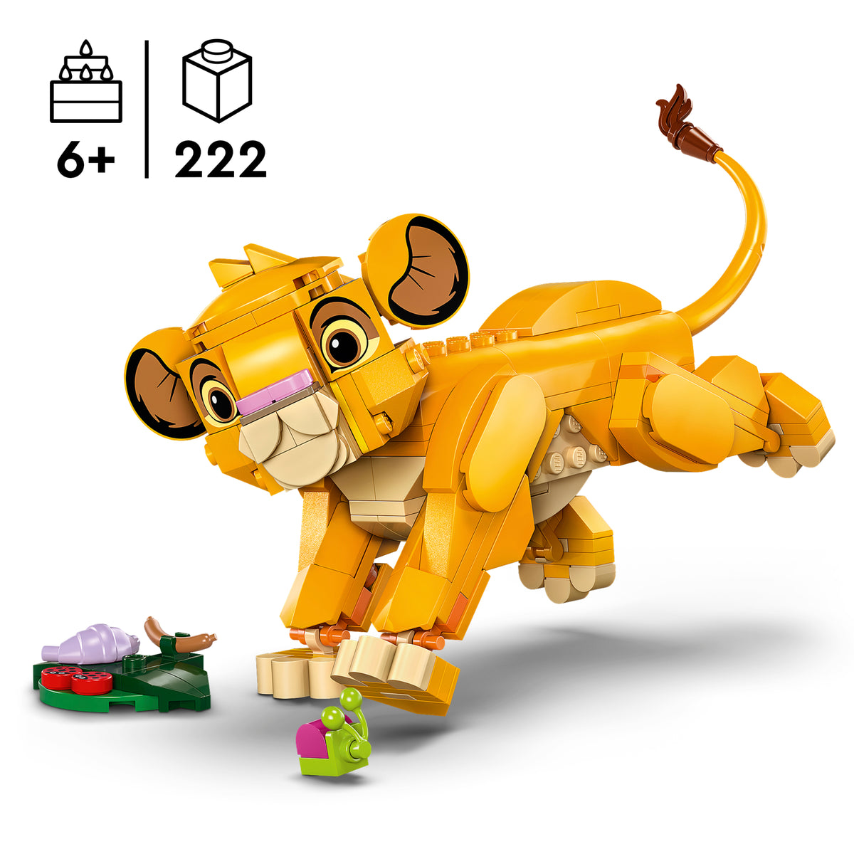 LEGO Disney 43243 Liūtų karaliaus jauniklis Simba