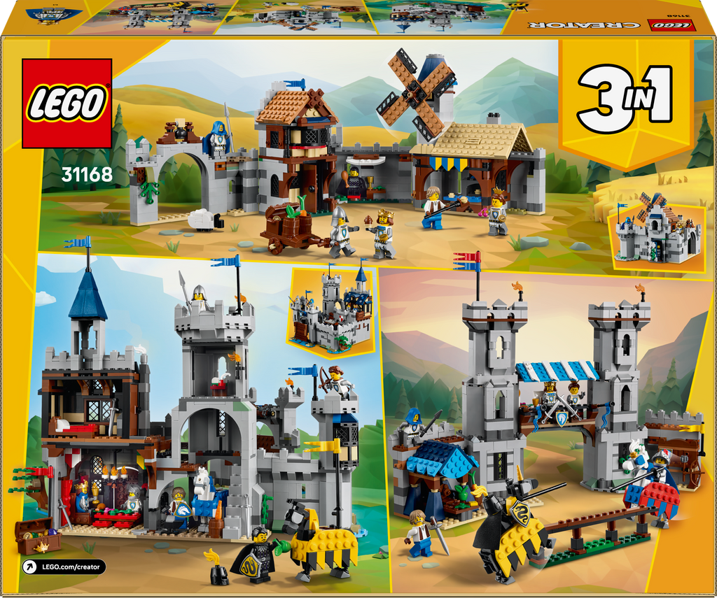 LEGO Creator 31168 Viduramžių raitelių pilis