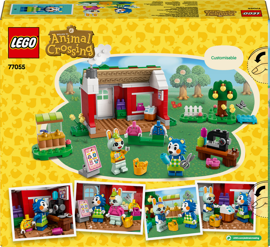LEGO Animal Crossing 77055 Able Sisters drabužių parduotuvė