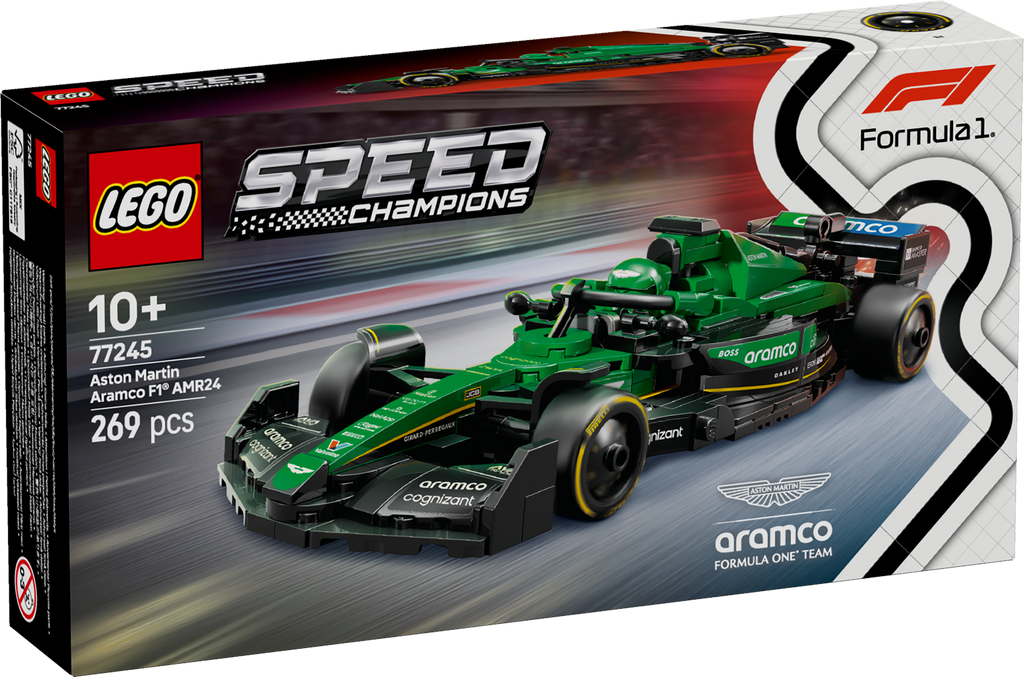 LEGO Speed Champions 77245 Aston Martin Aramco F1 AMR24 bolidas