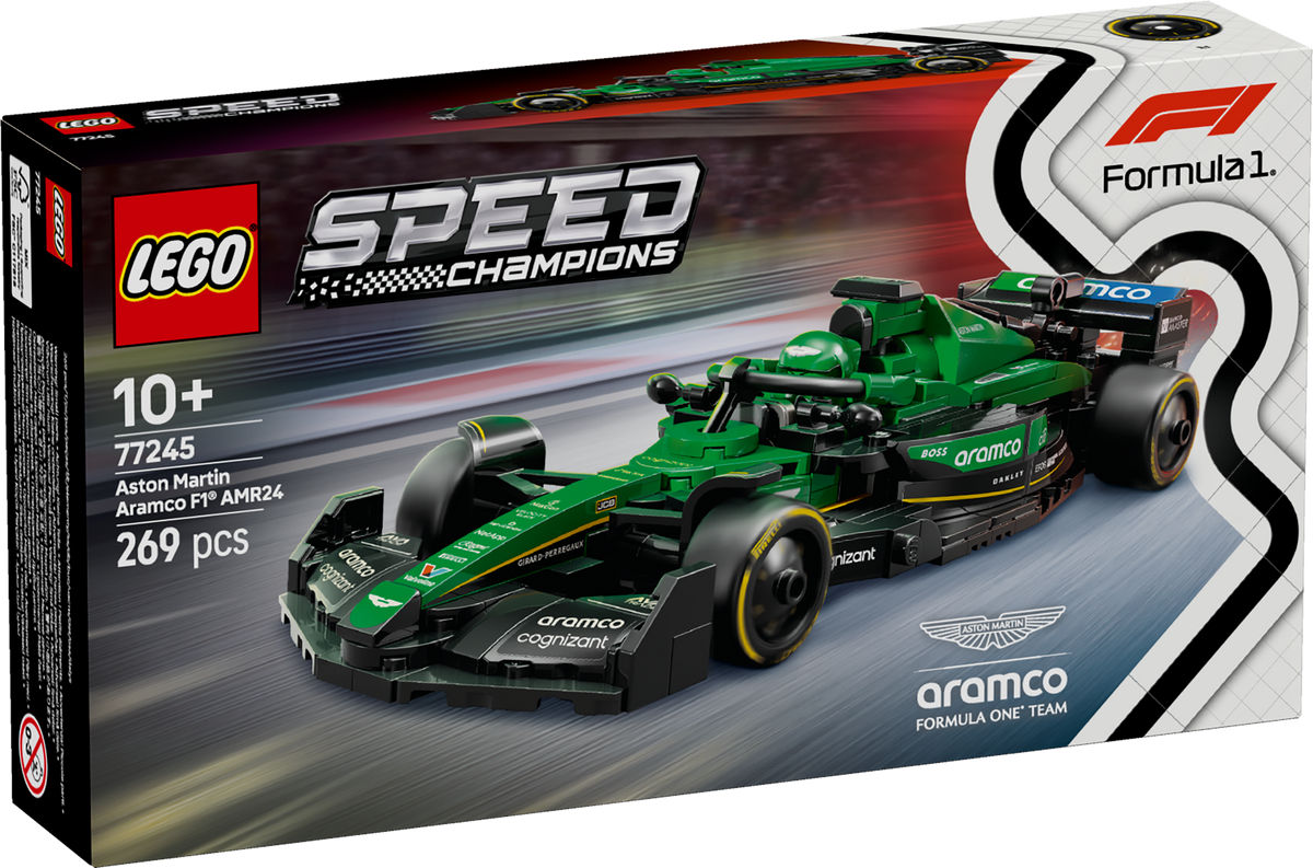 LEGO Speed Champions 77245 Aston Martin Aramco F1 AMR24 bolidas