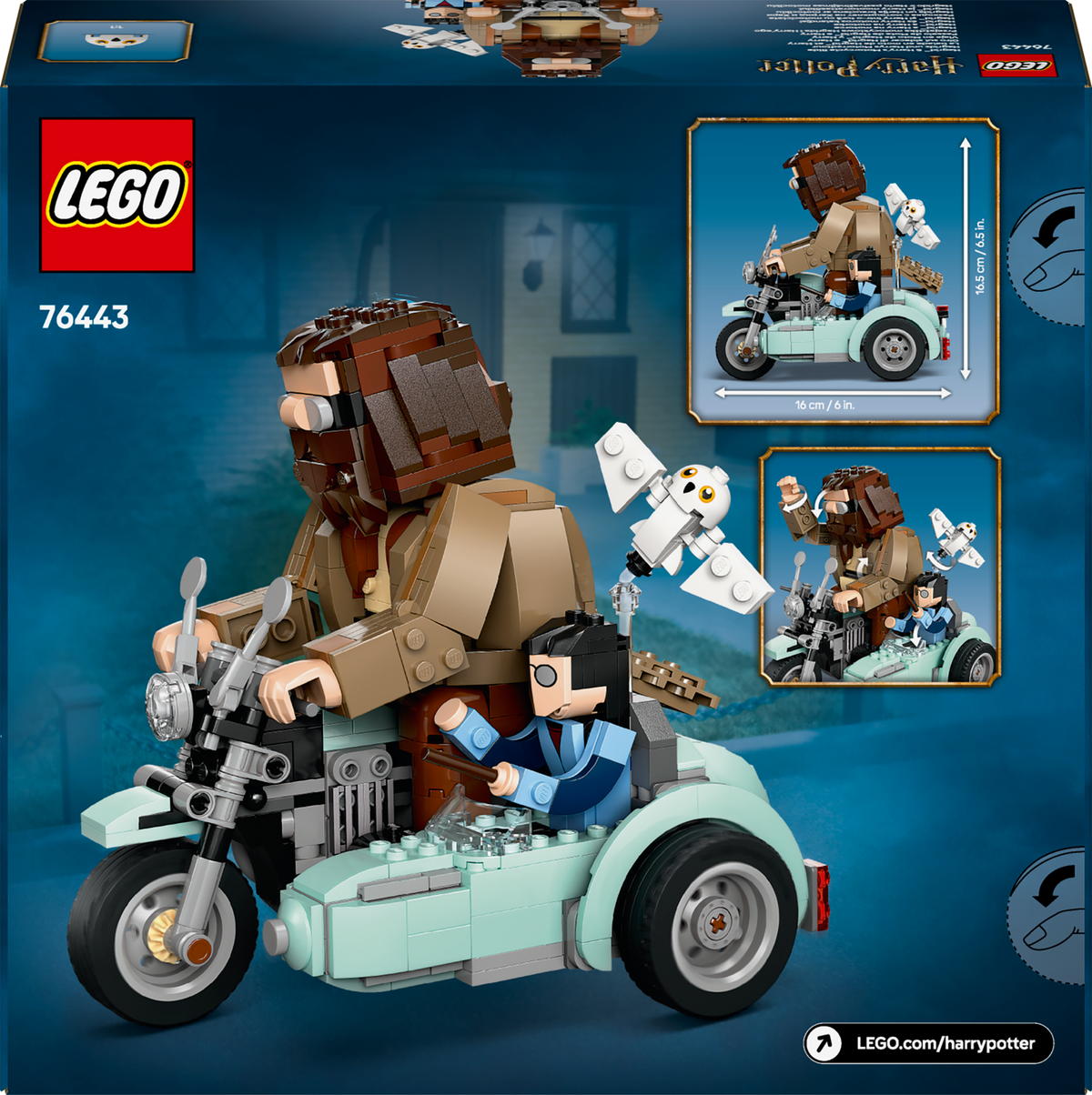 LEGO Harry Potter 76443 Hagrido ir Hario kelionė motociklu