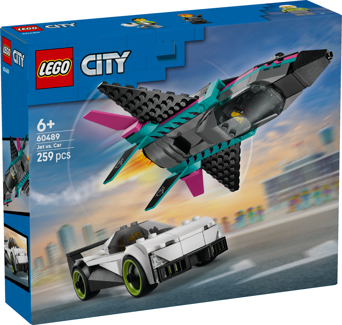 LEGO City 60489 Lėktuvas prieš automobilį