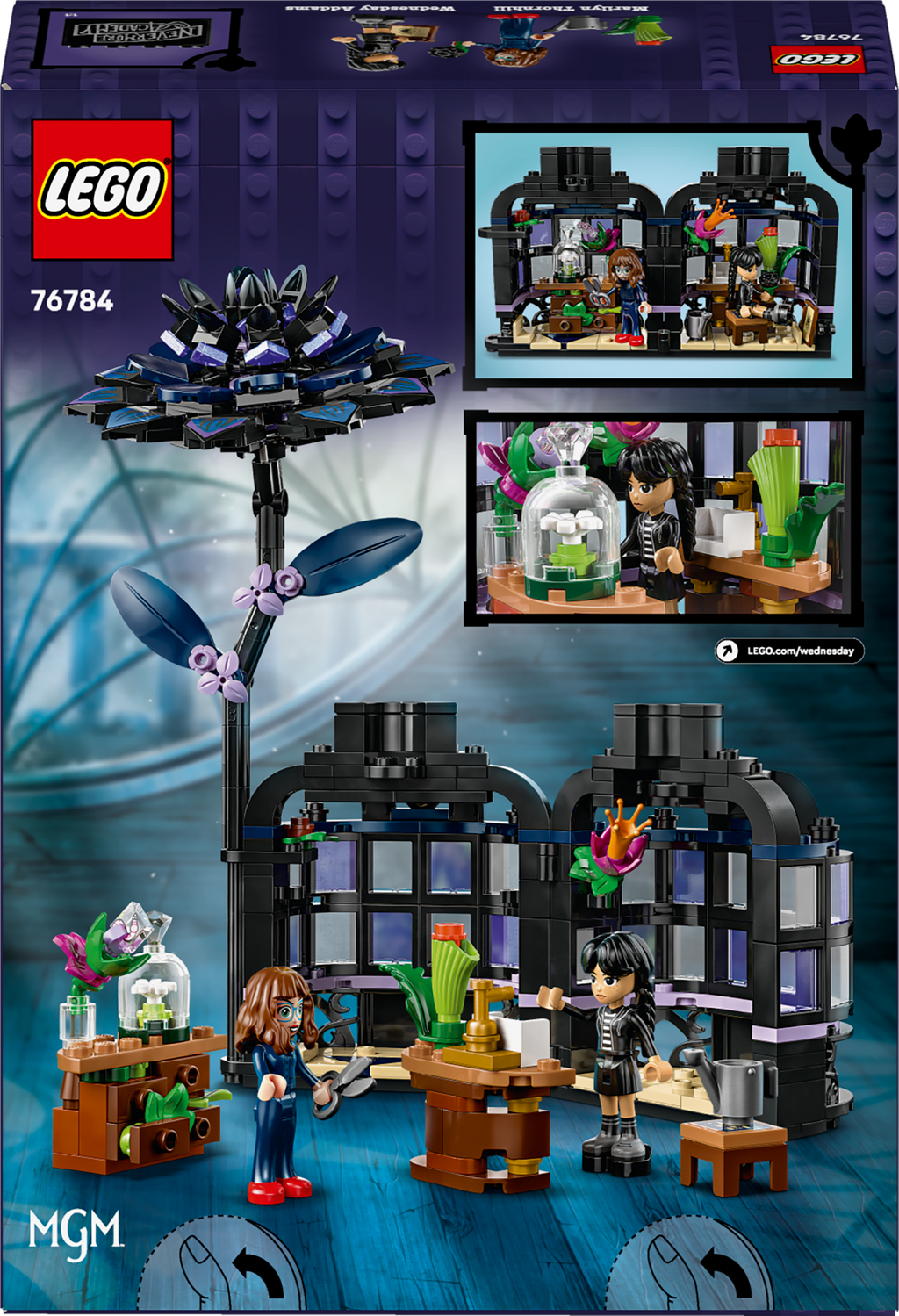 LEGO Wednesday 76784 Juodasis jurginas