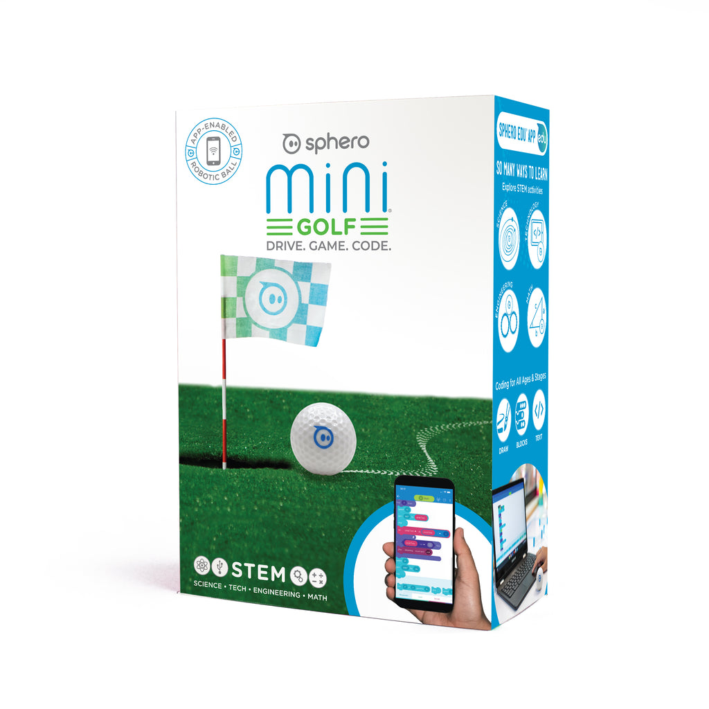 Sphero Mini Golf programuojamas robotas-kamuoliukas