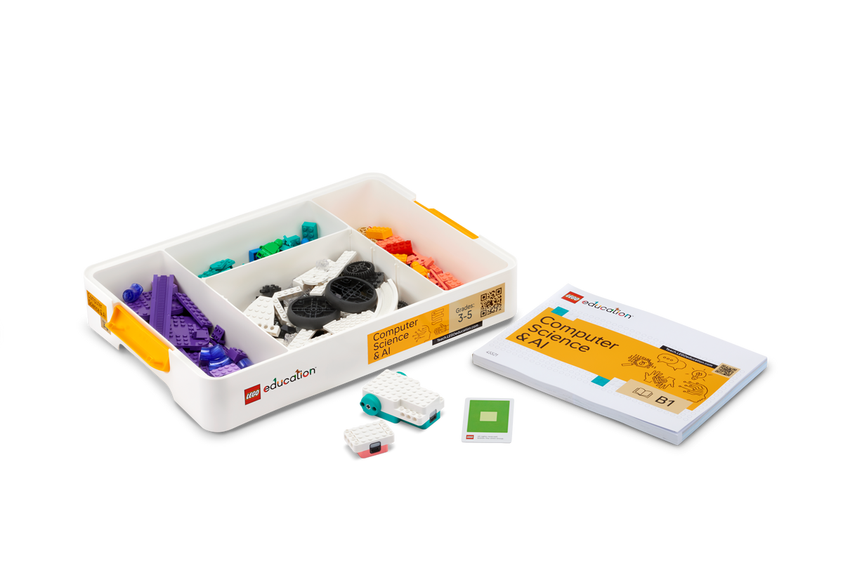 LEGO Education 45521 kompiuterių mokslo ir dirbtinio intelekto rinkinys 8+ metų mokiniams (Year 4–6)