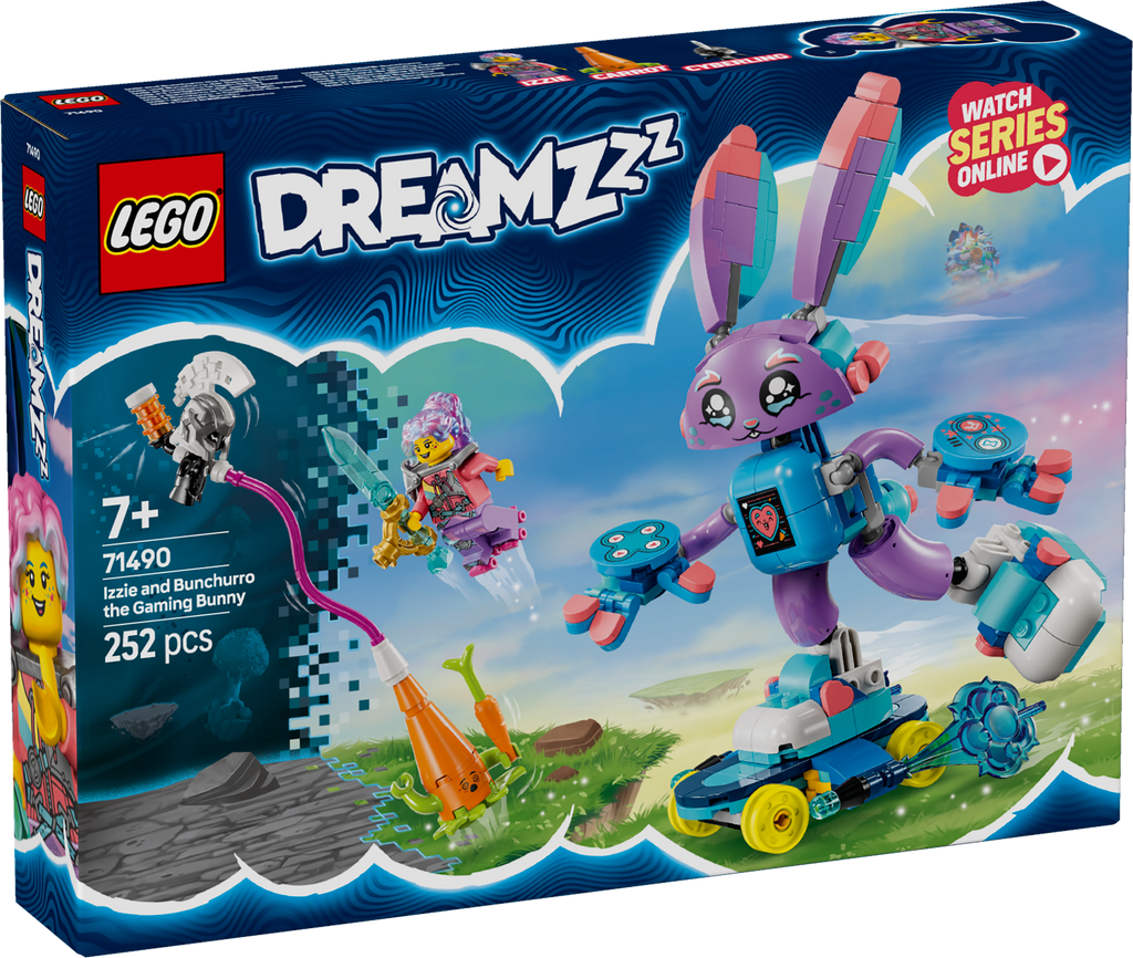 LEGO DREAMZzz 71490 Izzie ir žaidimų kiškis Bunchurro