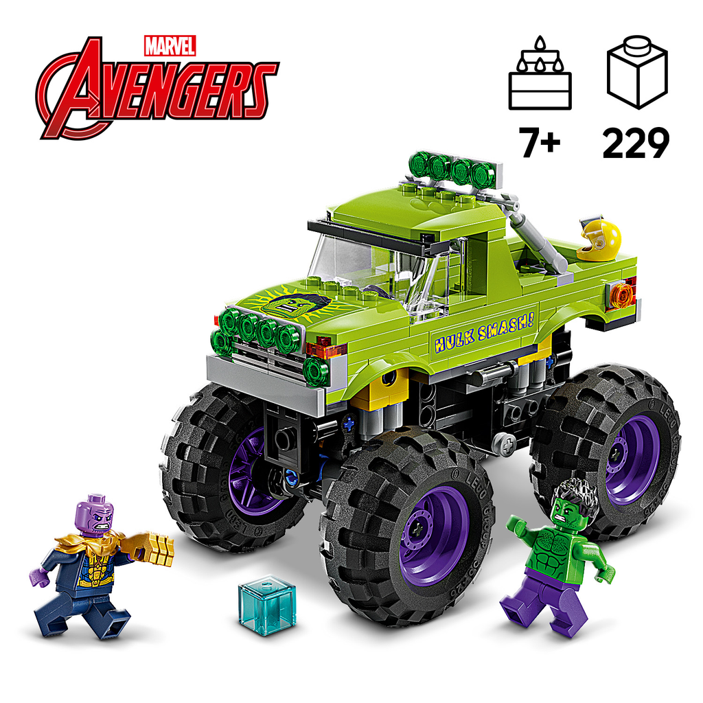 LEGO Marvel 76312 Halko sunkvežimis prieš Thanosą