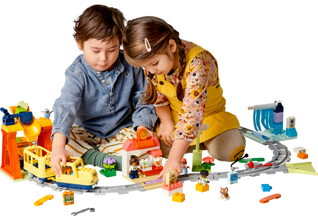 LEGO DUPLO 10428 Didysis interaktyvus miesto traukinys