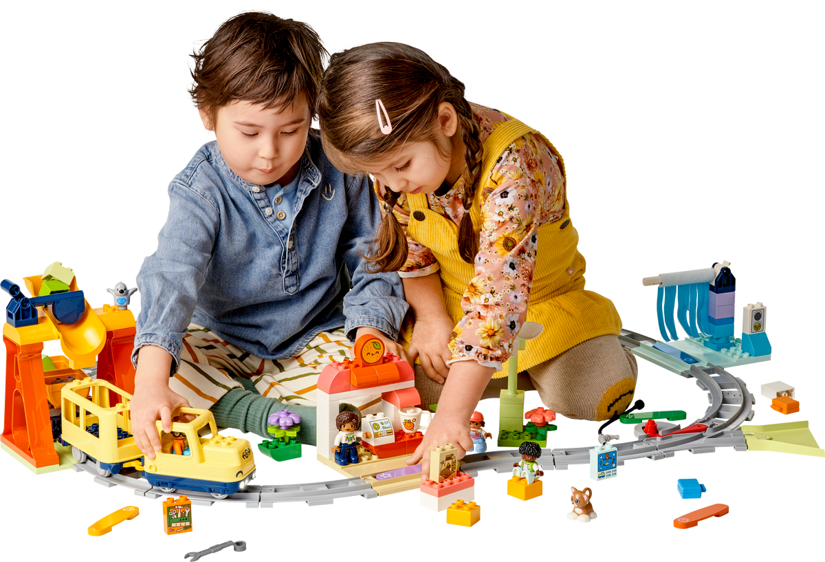 LEGO DUPLO 10428 Didysis interaktyvus miesto traukinys