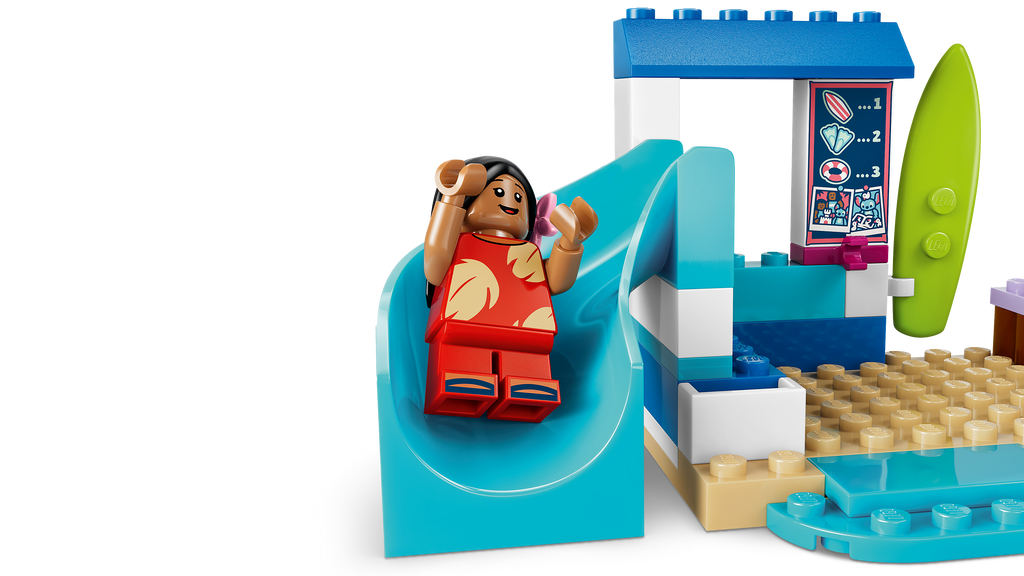 LEGO Disney 43280 Linksmybės paplūdimyje su Lilo ir Stiču