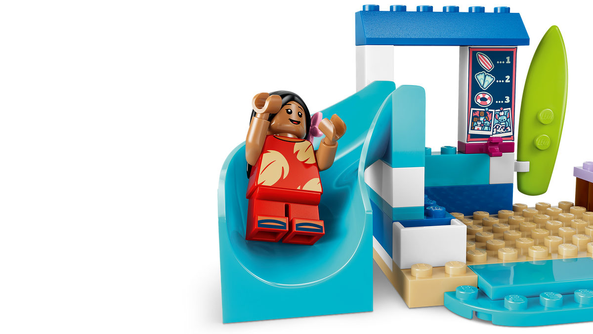 LEGO Disney 43280 Linksmybės paplūdimyje su Lilo ir Stiču