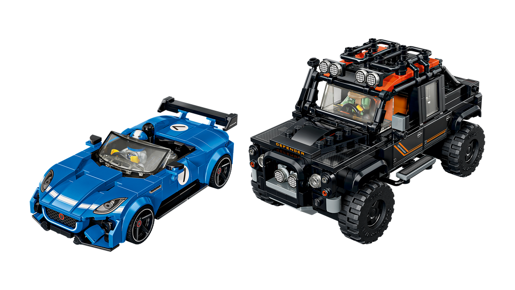 LEGO Speed Champions 77264 Jaguar Project 7 ir Land Rover Defender