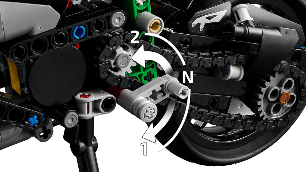 LEGO Technic 42170 Kawasaki Ninja H2R motociklas