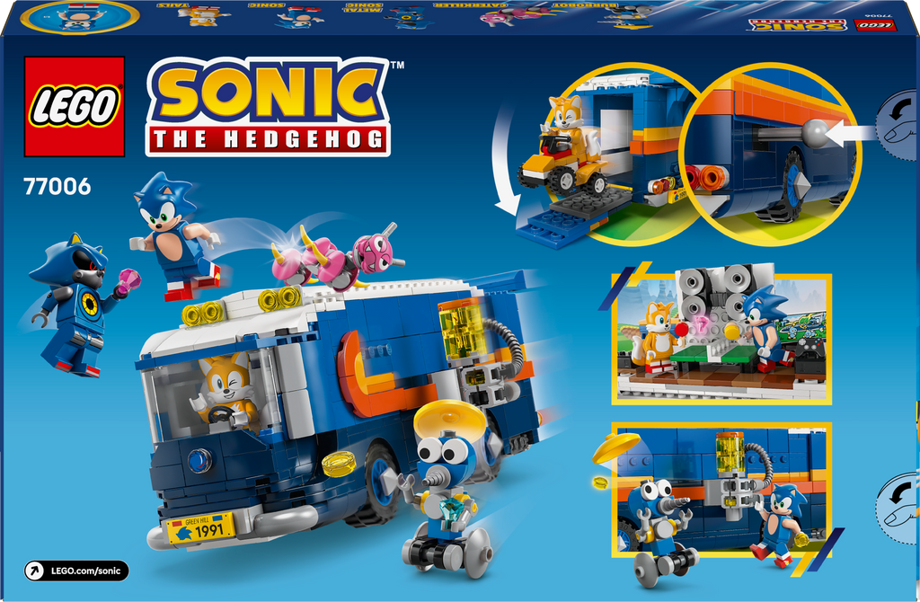LEGO Sonic the Hedgehog 77006 Sonic komandos vadavietės sunkvežimis