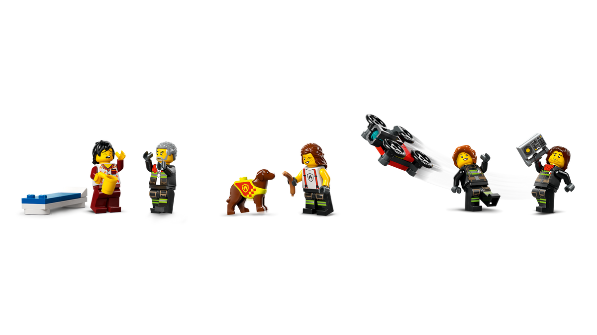 LEGO City 60414 Gaisrinė su gaisrine mašina
