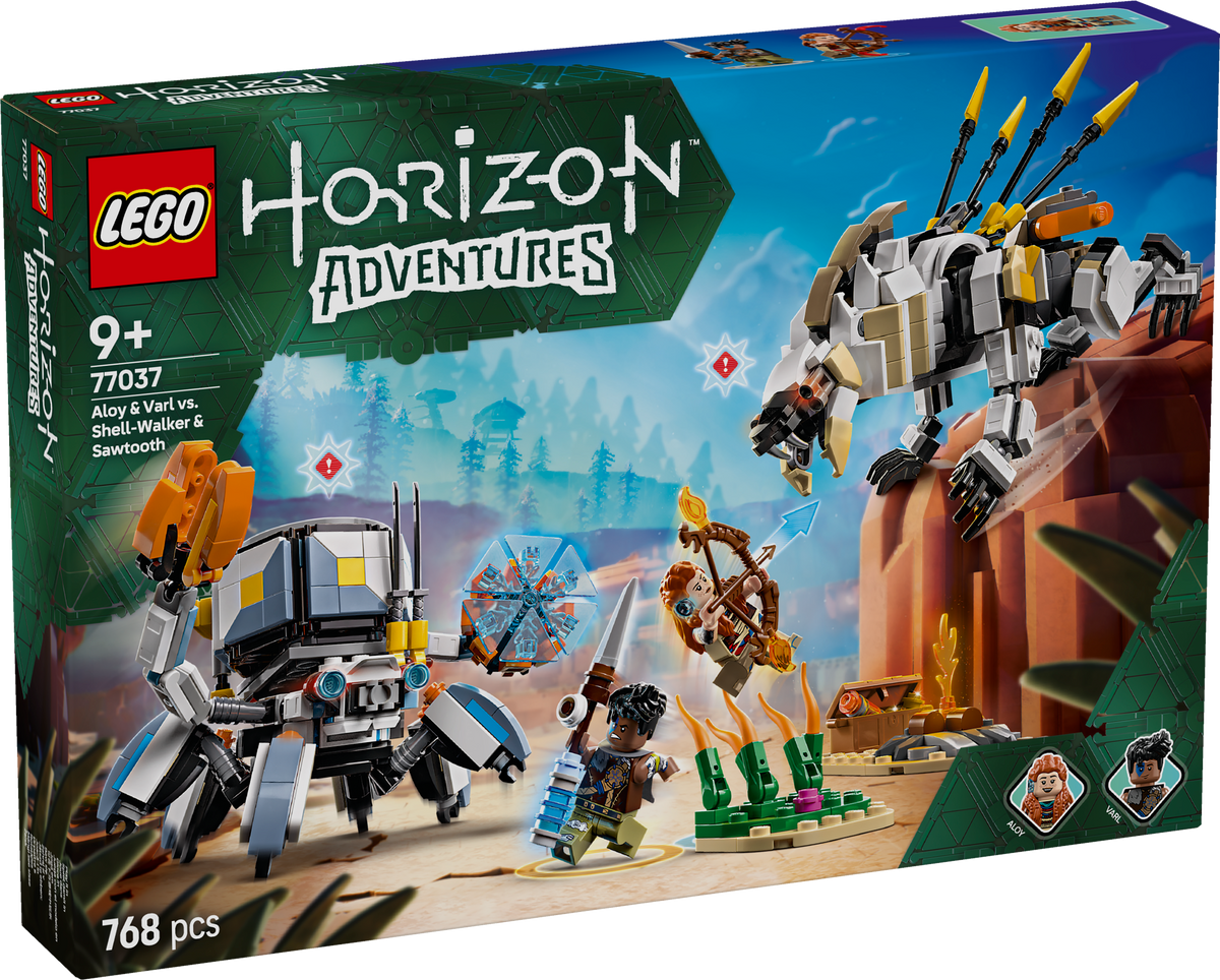 LEGO Horizon 77037 Aloy ir Varl prieš Shell-Walker ir Sawtooth
