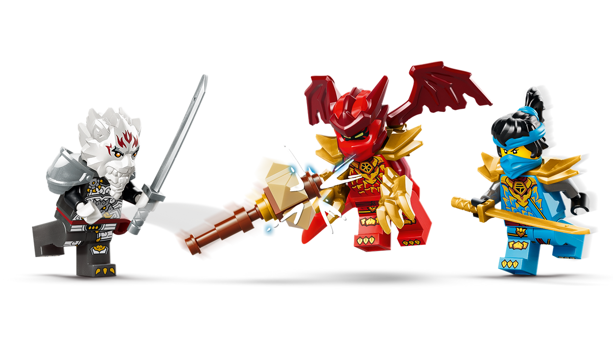 LEGO NINJAGO 71863 Zilvaras ir drakonų žvėris Grimtakas