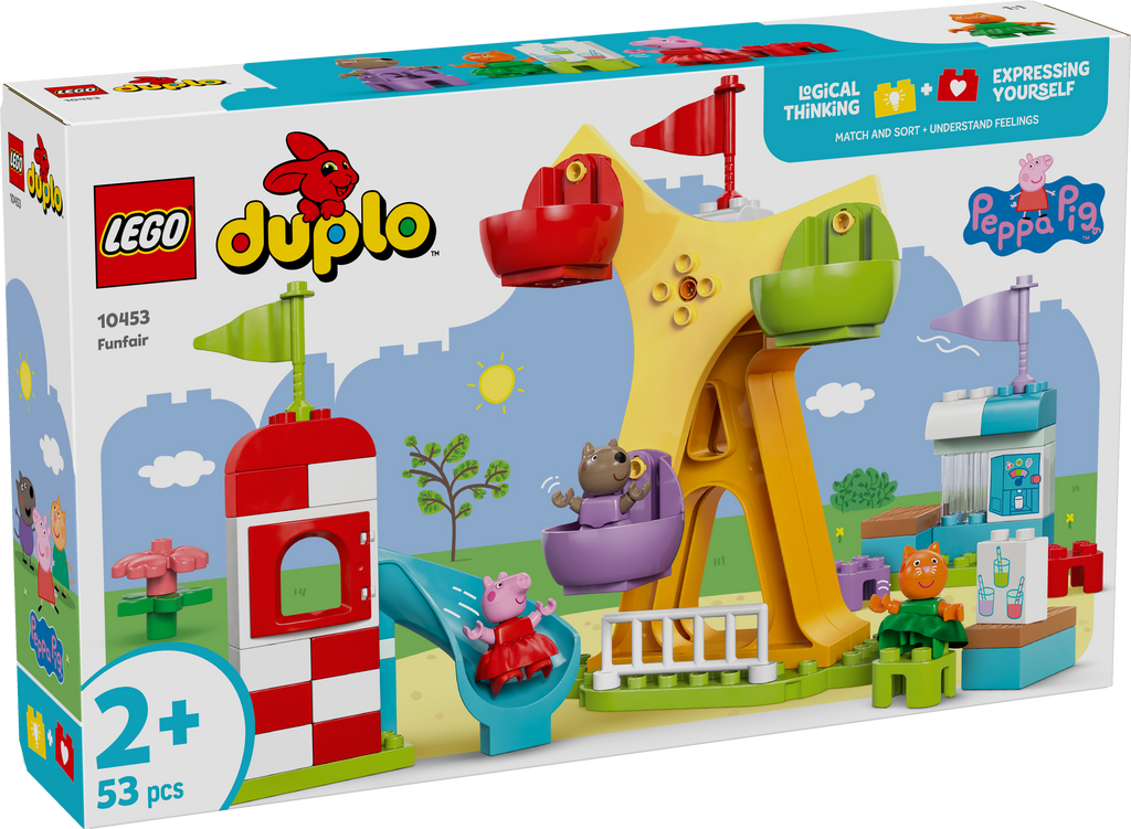 LEGO DUPLO 10453 Kiaulytės Pepos atrakcionų parkas