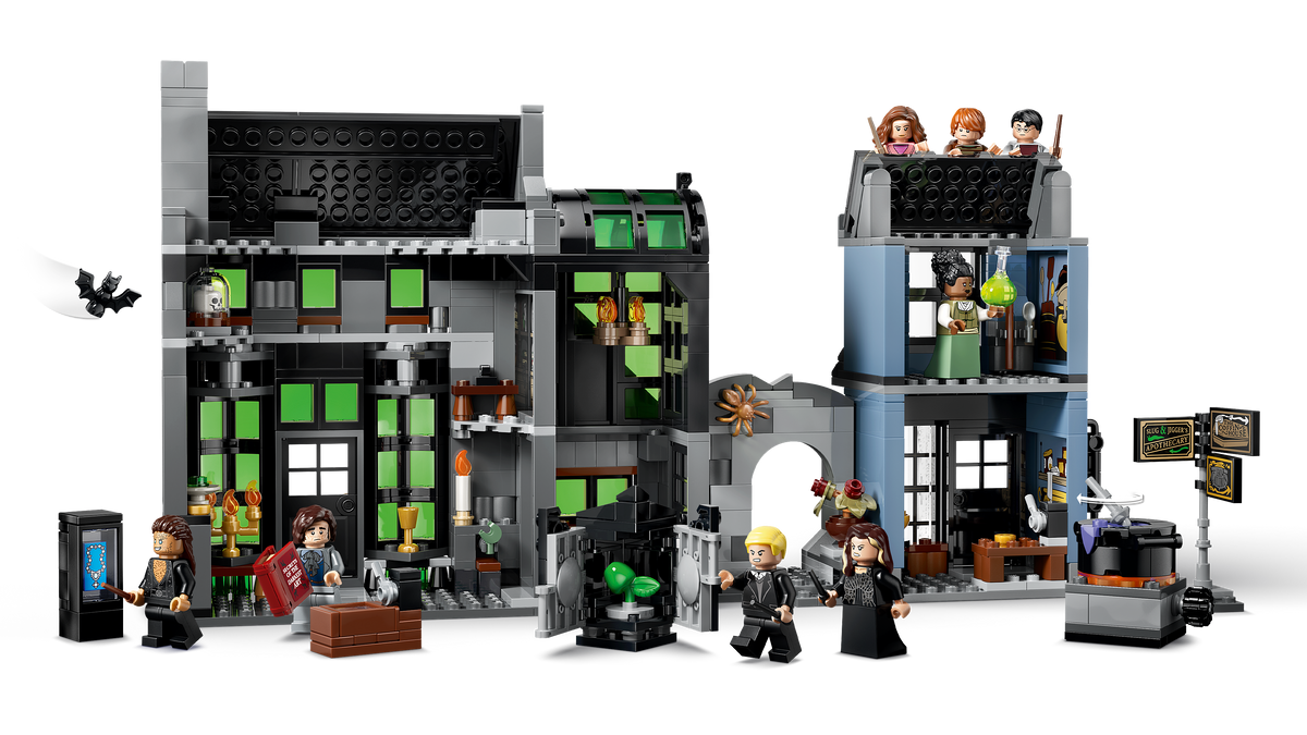 LEGO Harry Potter 76471 Nykstamojo skersgatvio burtininkų parduotuvės