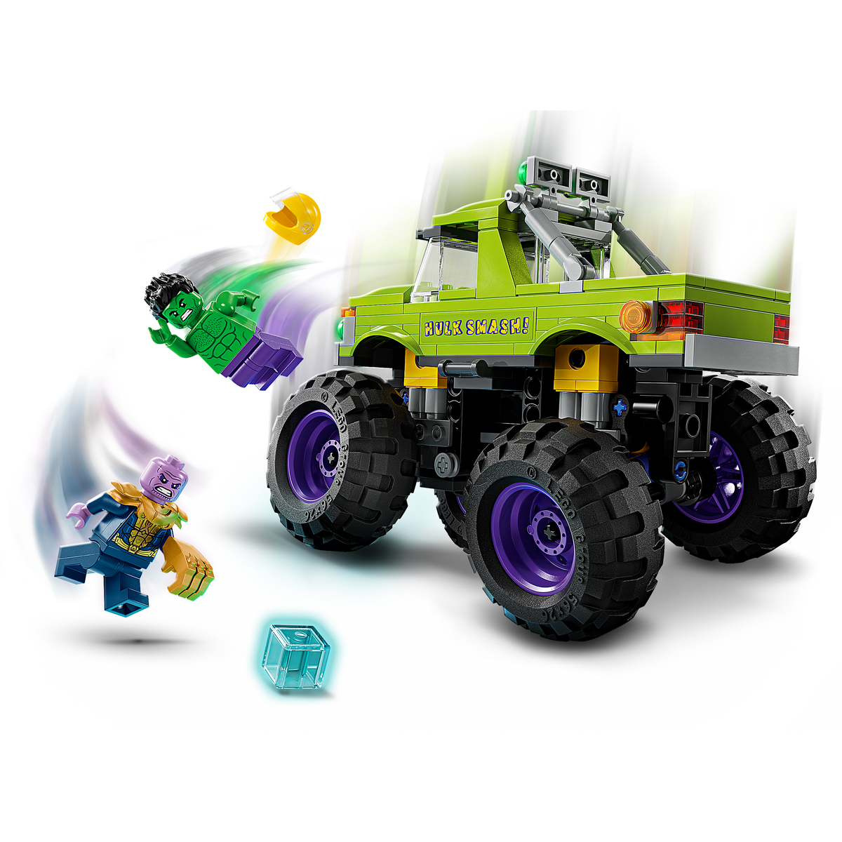 LEGO Marvel 76312 Halko sunkvežimis prieš Thanosą