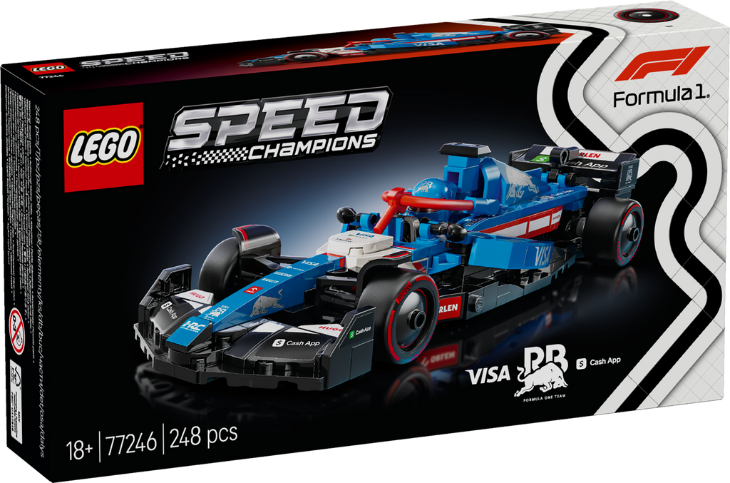 LEGO Speed Champions 77246 Visa Cash App RB VCARB 01 F1 bolidas
