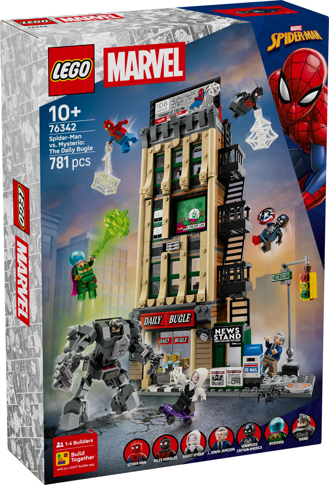 LEGO Marvel 76342 Žmogus-voras prieš Misterį: Daily Bugle